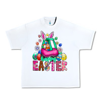 White Easter Urban Heavy Tee - CowhideDigitalArt