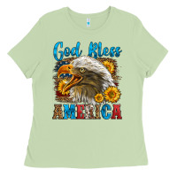 Matcha God Bless America Ladies Tee - LillyAllenDesigns