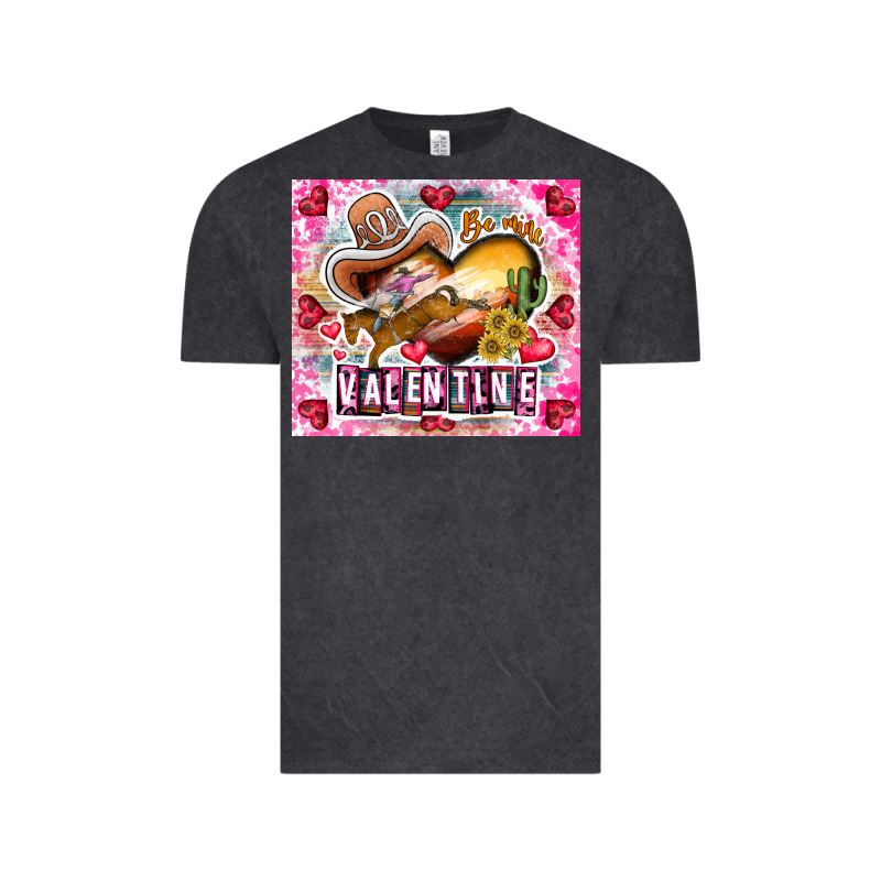 Be Mine Valentine Vintage Tee by CowhideDigitalArt | Teevron