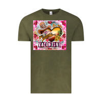 Vintage Olive Be Mine Valentine Vintage Tee - CowhideDigitalArt