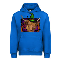Cobalt highland cow halloween Urban Hoodie - RanaPortraitStore