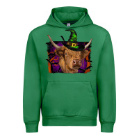 Emerald highland cow halloween Urban Hoodie - RanaPortraitStore