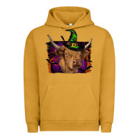 Pigment Peanut Butter highland cow halloween Urban Hoodie - RanaPortraitStore