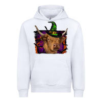 White highland cow halloween Urban Hoodie - RanaPortraitStore