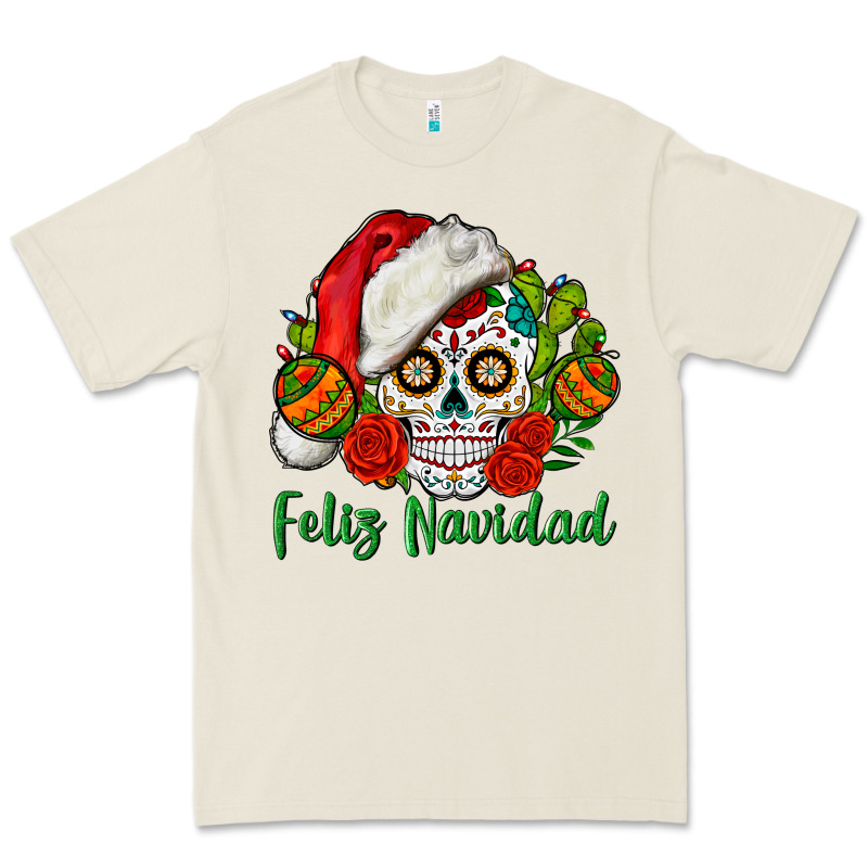 Feliz Navidad Skull Premium Tee by BundleAndBundleShop | Teevron