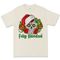 Bone Feliz Navidad Skull Premium Tee - BundleAndBundleShop
