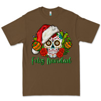 Cacao Feliz Navidad Skull Premium Tee - BundleAndBundleShop