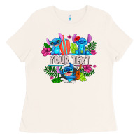 Bone Your Text Stich Ladies Tee - CowhideDigitalArt