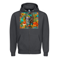 Smoke fall heifer cows Zipper Hoodie - RanaPortraitStore