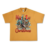 Peanut Butter my first christmas baby safari animals Urban Heavy Tee - LillyAllenDesigns