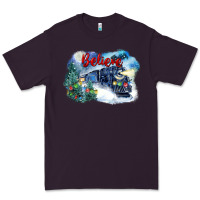 Plum believe polar express Premium Tee - FaDigitalArtStudio