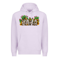 Lilac Cactus Cowhide Sunflower Mama and Mini Set Premium Hoodie - Jasminsmagicworld
