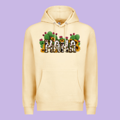 Cactus Cowhide Sunflower Mama And Mini Set Premium Hoodie Designed By Jasminsmagicworld
