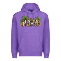 Purple Cactus Cowhide Sunflower Mama and Mini Set Premium Hoodie - Jasminsmagicworld