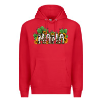 Red Cactus Cowhide Sunflower Mama and Mini Set Premium Hoodie - Jasminsmagicworld