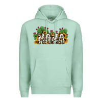 Seafoam Cactus Cowhide Sunflower Mama and Mini Set Premium Hoodie - Jasminsmagicworld