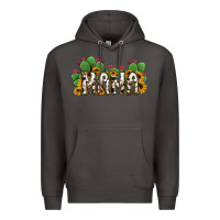 Smoke Cactus Cowhide Sunflower Mama and Mini Set Premium Hoodie - Jasminsmagicworld