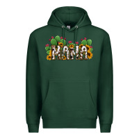 Sports Green Cactus Cowhide Sunflower Mama and Mini Set Premium Hoodie - Jasminsmagicworld