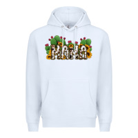 White Cactus Cowhide Sunflower Mama and Mini Set Premium Hoodie - Jasminsmagicworld