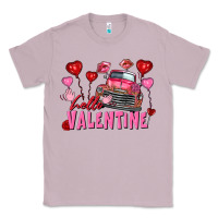 Lilac Hello Valentine Valentine's Day truck Classic Tee - FaDigitalArtStudio