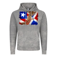 Cloud Rock puerto rico and dominican republic flag Vintage Hoodie - Artiststas