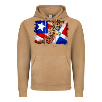 Vintage Camel puerto rico and dominican republic flag Vintage Hoodie - Artiststas
