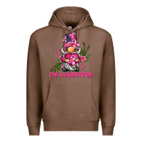 Chestnut i'm a survivor gnome Premium Hoodie - BarkalooDesign