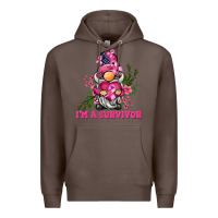 Coffee i'm a survivor gnome Premium Hoodie - BarkalooDesign