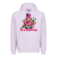 Lilac i'm a survivor gnome Premium Hoodie - BarkalooDesign