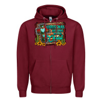 Burgundy Christmas begins with christ cross Zipper Hoodie - Jasminsmagicworld