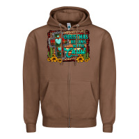 Chestnut Christmas begins with christ cross Zipper Hoodie - Jasminsmagicworld