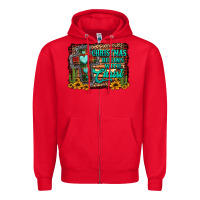 Red Christmas begins with christ cross Zipper Hoodie - Jasminsmagicworld