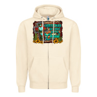 Sandshell Christmas begins with christ cross Zipper Hoodie - Jasminsmagicworld