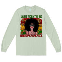 Matcha juneteenth is independence Long Sleeve Tee - SublimationCraftShop