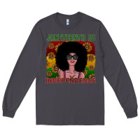 Smoke juneteenth is independence Long Sleeve Tee - SublimationCraftShop