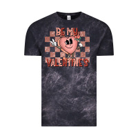 Cloud Black Be My Valentines Vintage Tee - CowhideDigitalArt