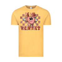 Vintage Mustard Be My Valentines Vintage Tee - CowhideDigitalArt