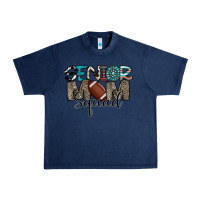 Navy senior mom squad football design Urban Heavy Tee - CowhideDigitalArt