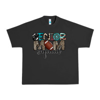Pigment Black senior mom squad football design Urban Heavy Tee - CowhideDigitalArt