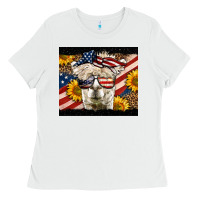 Western 4th Of July Lama Ladies Tee | Teevron