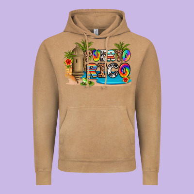 Puerto Rico Vintage Hoodie Designed By Artiststas