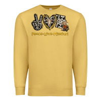 Antique Gold Peace Love Missouri Premium Sweatshirt - Jasminsmagicworld