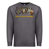Charcoal Heather Peace Love Missouri Premium Sweatshirt - Jasminsmagicworld