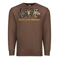 Chestnut Peace Love Missouri Premium Sweatshirt - Jasminsmagicworld