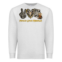 Oatmeal Heather Peace Love Missouri Premium Sweatshirt - Jasminsmagicworld