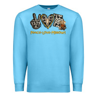 Ocean Blue Peace Love Missouri Premium Sweatshirt - Jasminsmagicworld