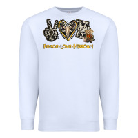 White Peace Love Missouri Premium Sweatshirt - Jasminsmagicworld