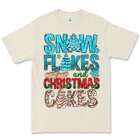 Bone Snow Flakes aAd Christmas Cakes Premium Tee - BundleAndBundleShop