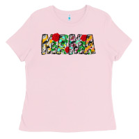 Bubblegum Pink floral animal print mama Ladies Tee - CowhideDigitalArt