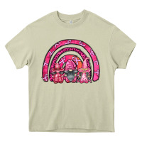 Mossy breast cancer rainbow gnomes Heavy Core Tee - FaDigitalArtStudio